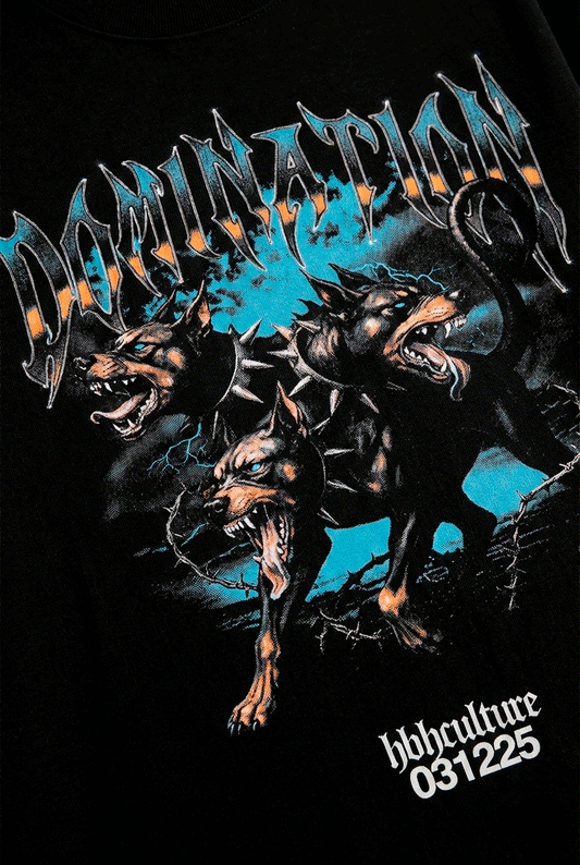 DOMINATION DROP 03 TSHIRT OVERSIZE BLACK