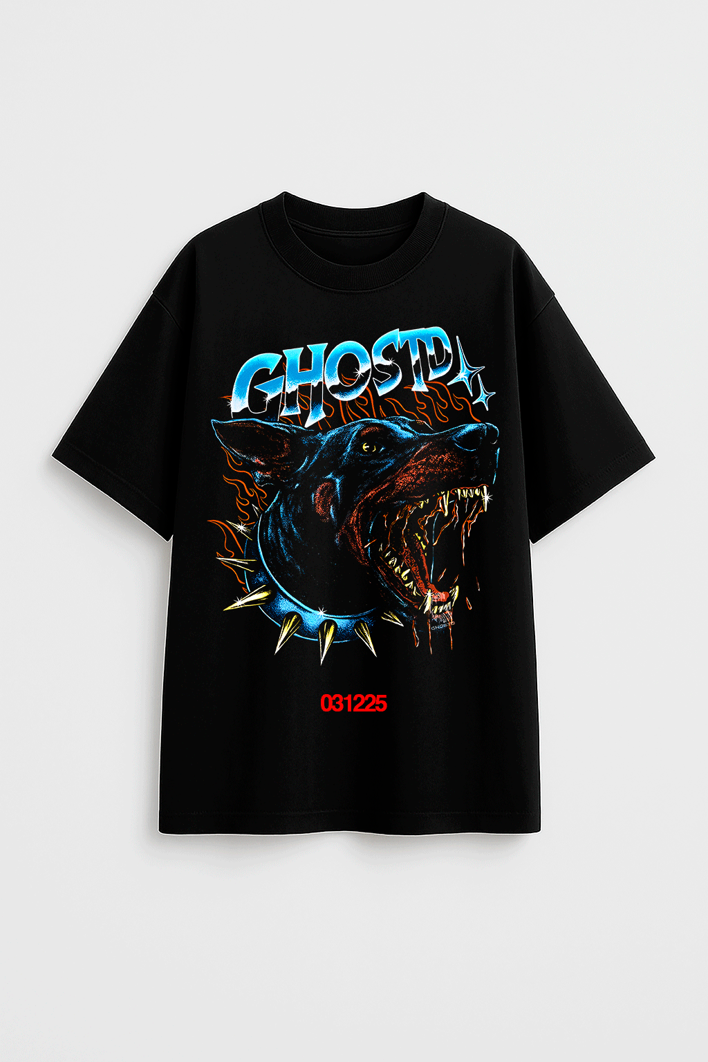 GHOSTD DROP 03 TSHIRT OVERSIZE BLACK