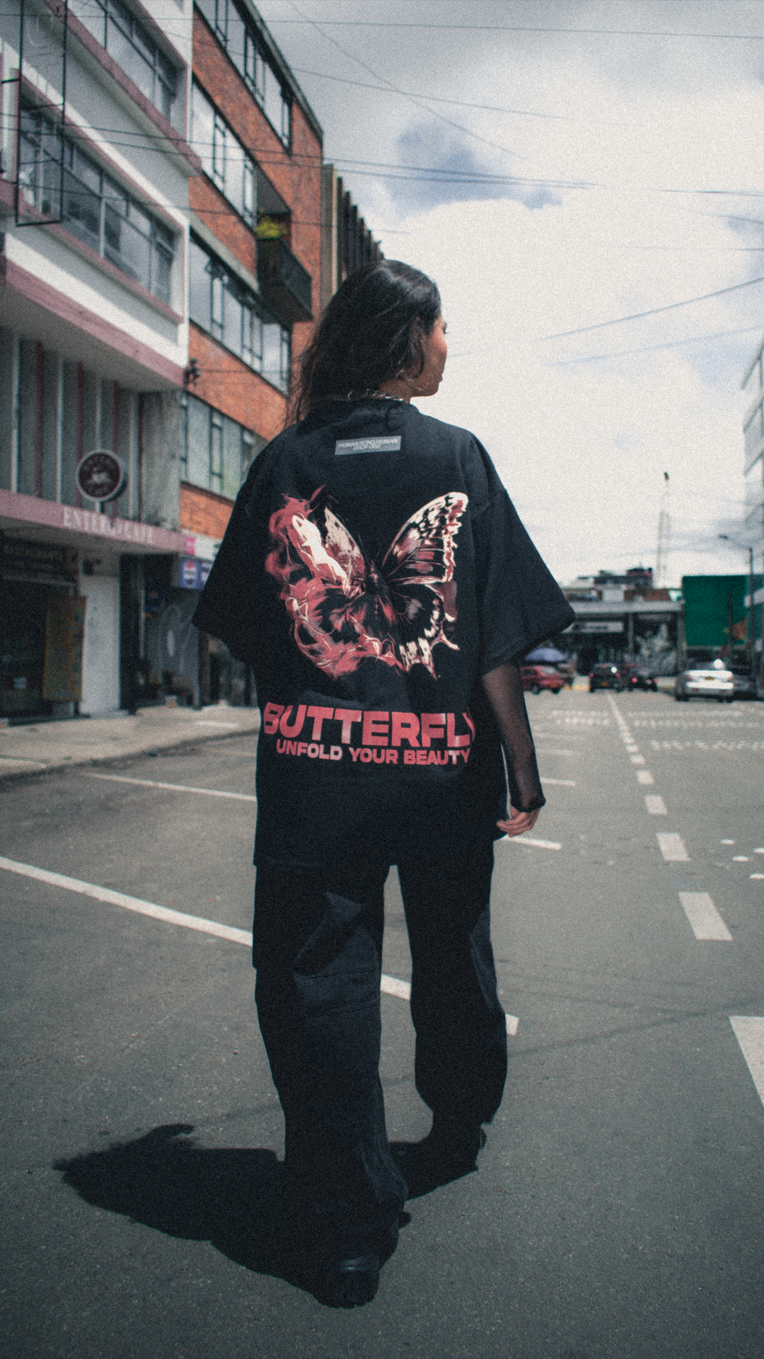 TSHIRT OVERSIZE BUTTERFLY