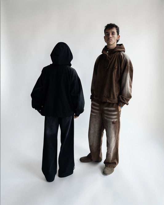 DENIM COFFEE TRACK SUITE ESSENTIAL DROP04