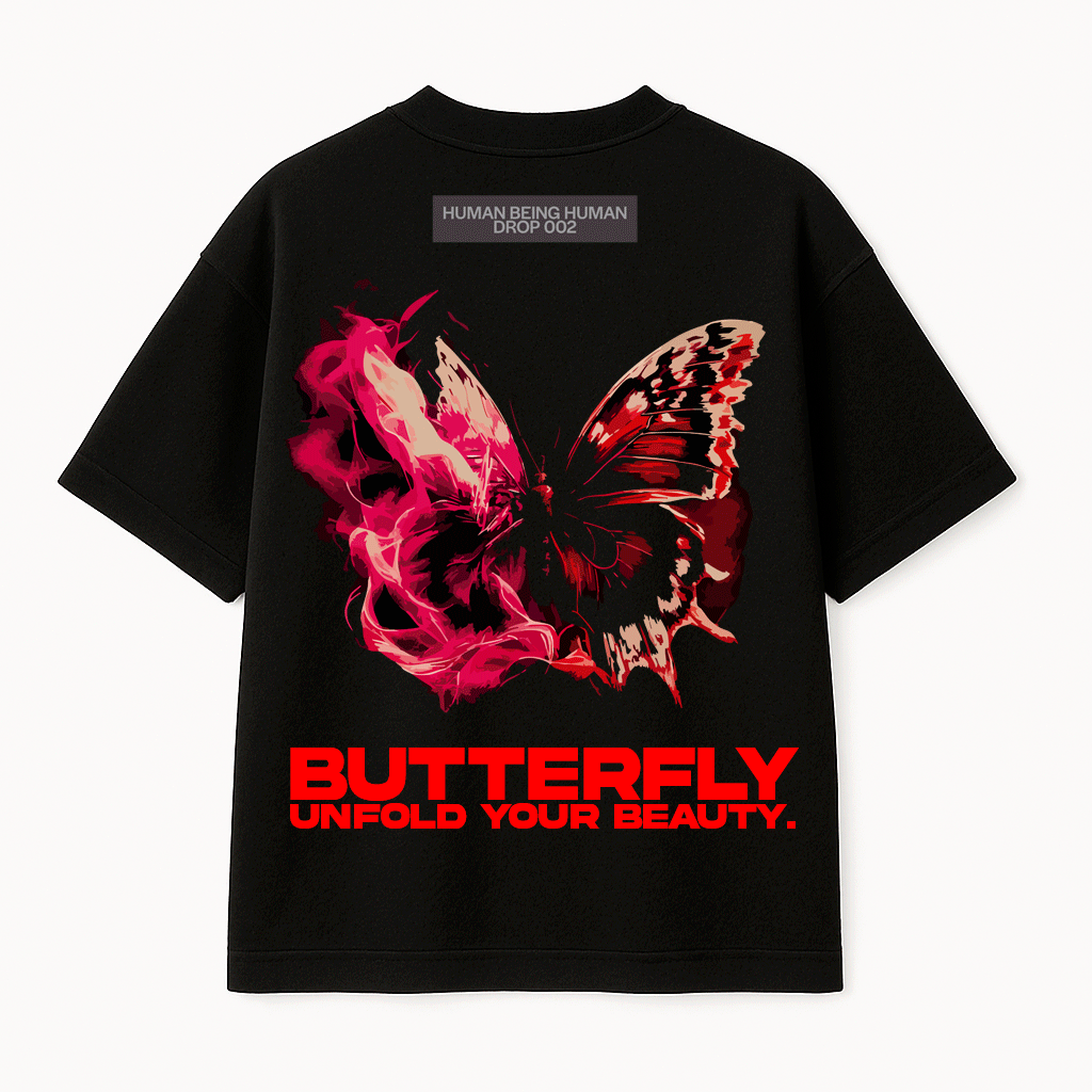 TSHIRT OVERSIZE BUTTERFLY