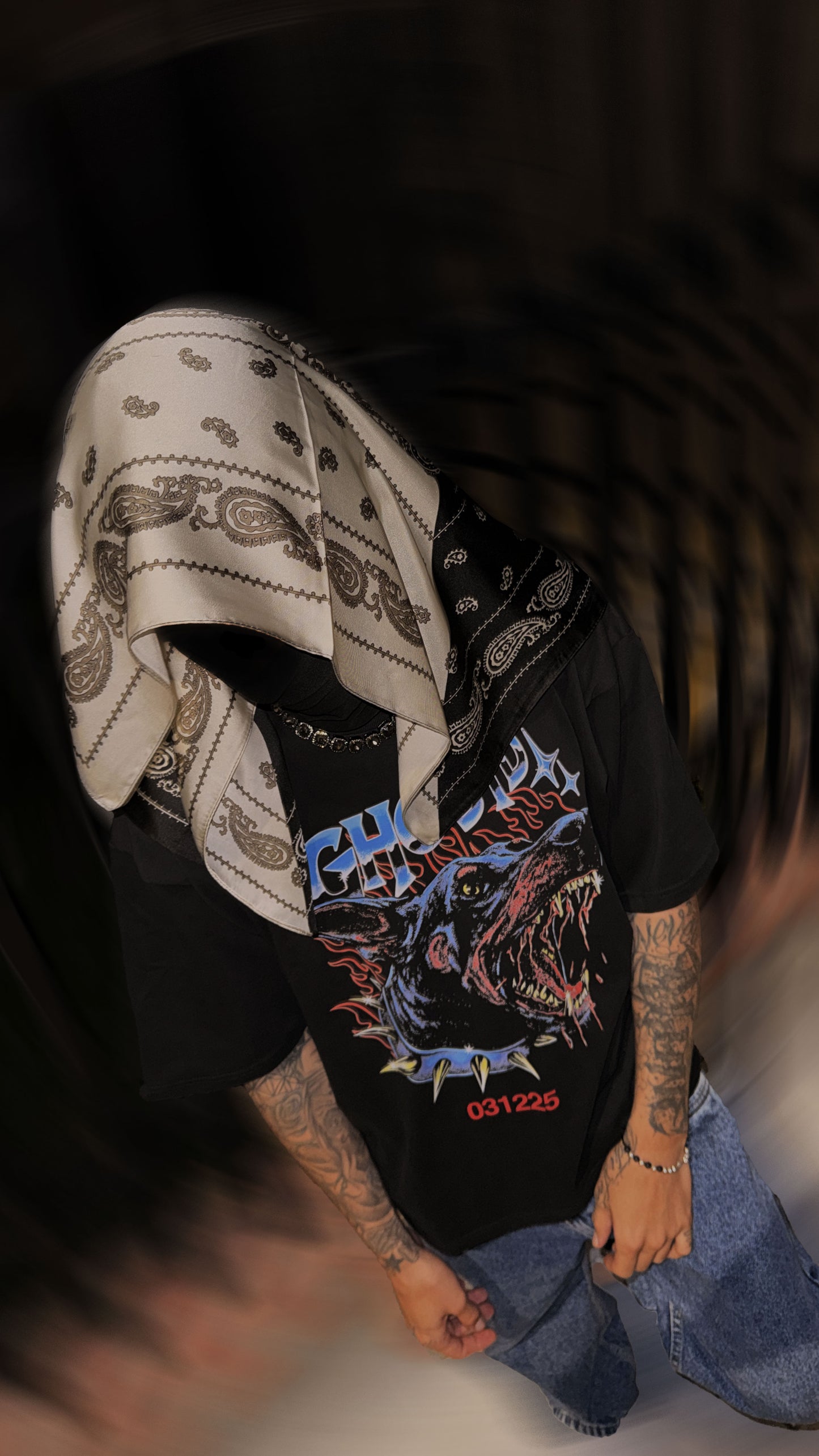 GHOSTD DROP 03 TSHIRT OVERSIZE BLACK