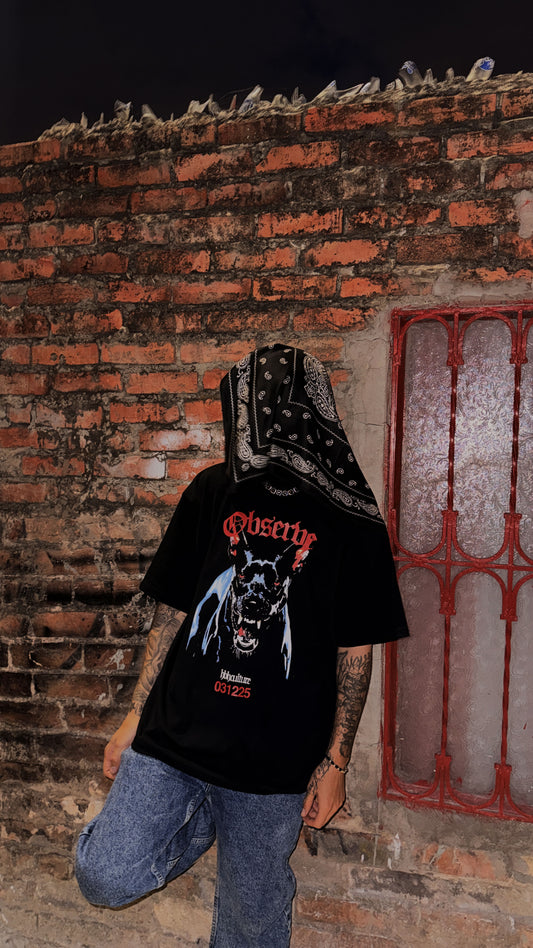 OBSERVE DROP 03 TSHIRT OVERSIZE BLACK