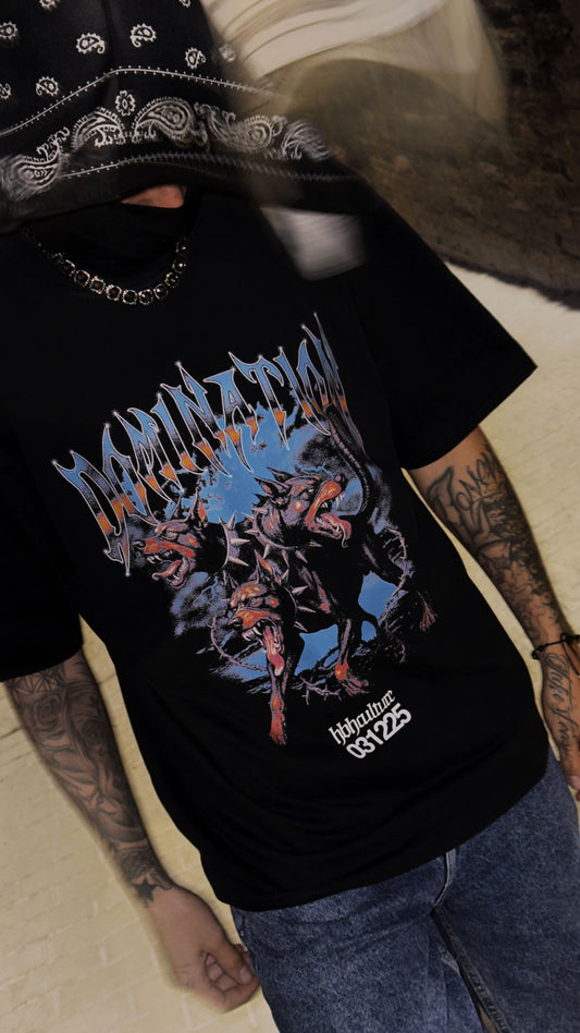 DOMINATION DROP 03 TSHIRT OVERSIZE BLACK